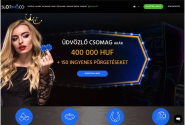 Slotimo casino - előcsarnok.