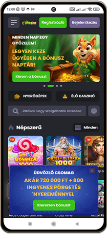 Spinline kaszinó mobiltelefonon