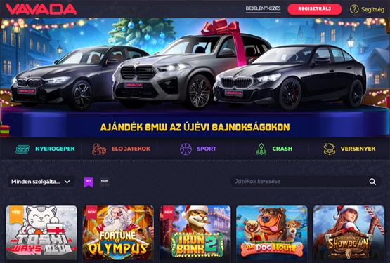 Vavada Kaszinó főoldal