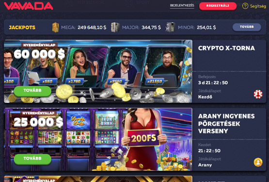 Vavada Kaszinó versenyek