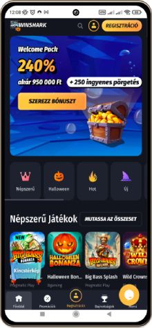 Winshark Casino mobil változata 