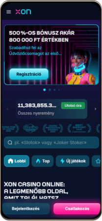 Xon.bet kaszinó mobiltelefonon