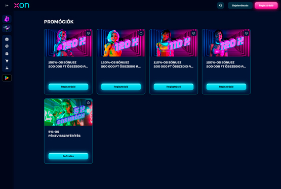 Xon.bet Kaszinó bónuszokat