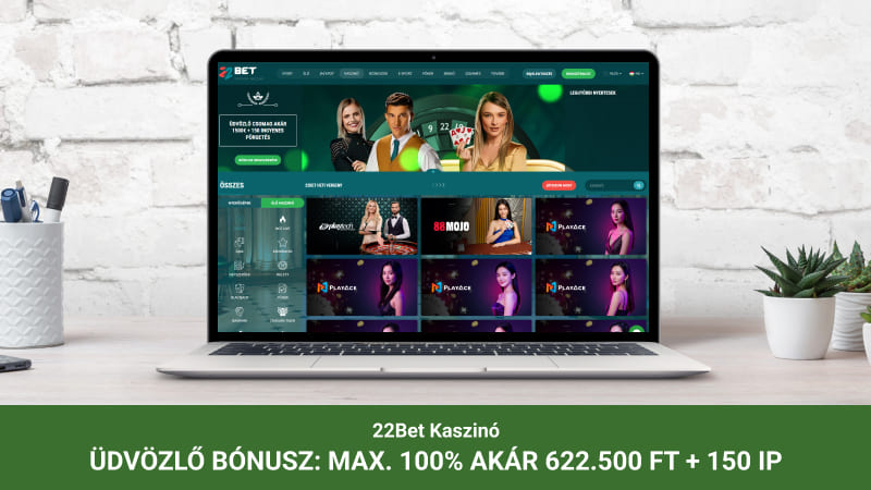 22Bet kaszinó főoldal
