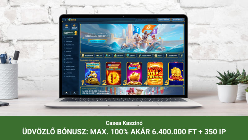  Casea Casino főoldal