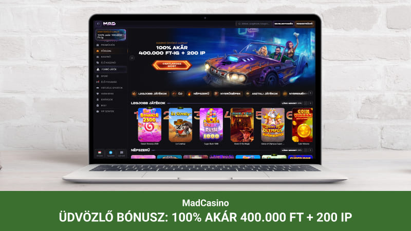 MadCasino Kaszinó főoldal