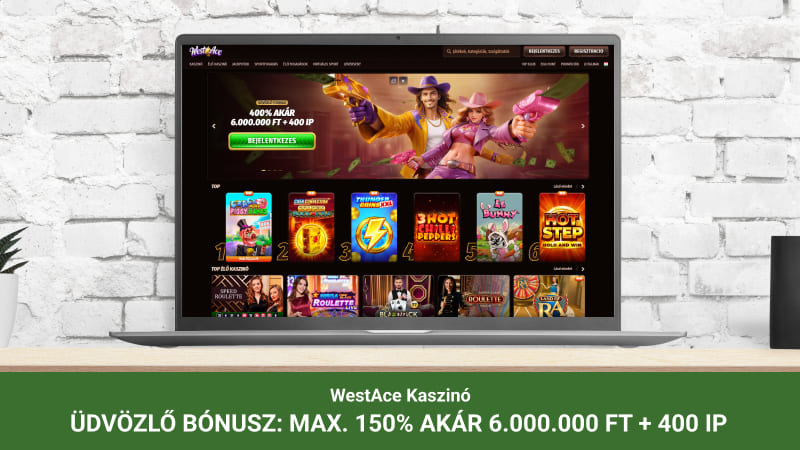 WestAce Casino főoldal