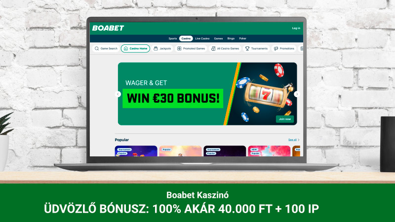Boabet Casino főoldal