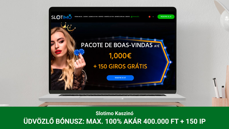 Slotimo Casino főoldal