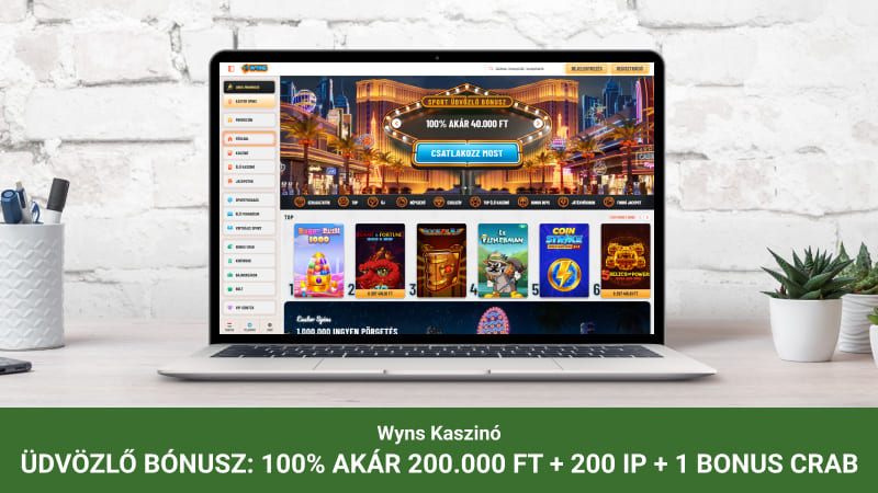 Wyns Casino főoldal
