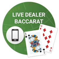 Online Live Dealer baccarat