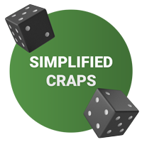 Simplified online craps