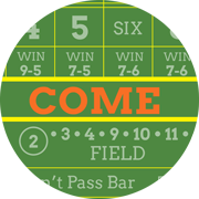 Come bets - online craps