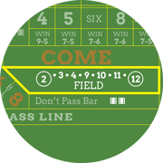 Field bet - online craps