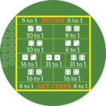 Proposition bets online craps