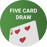 Five card draw - online poker