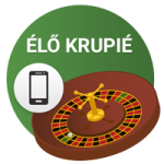 Élő osztós rulett