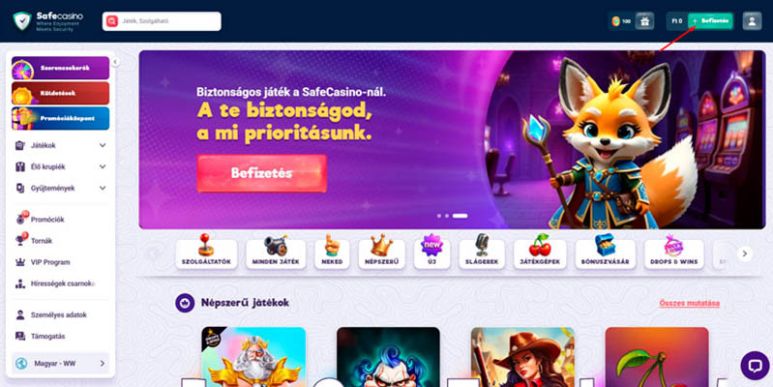 Paysafecard útmutató: hogyan lehet Paysafecard-dal befizetni egy kaszinóba? - 2. lépés