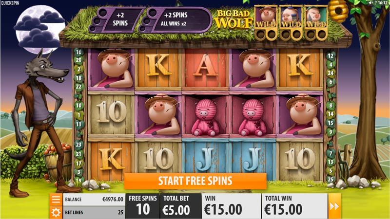 Big Bad Wolf Ingyenes pörgetések