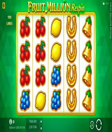 Játssz a Fruit Million Respin a BGamingtől – Értékelés, Ingyenes Játék Demó Módban slottal most ingyen! | Kaszinok.biz