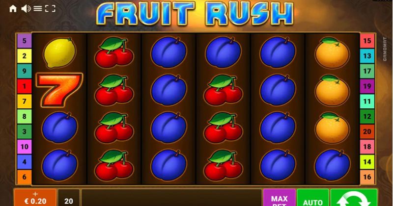 Játssz a Fruit Rush online nyerőgép a Gamomat-tól slottal most ingyen! | Kaszinok.biz