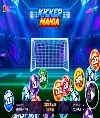 Játssz a Kicker Mania a BGaming által slottal most ingyen! | Kaszinok.biz
