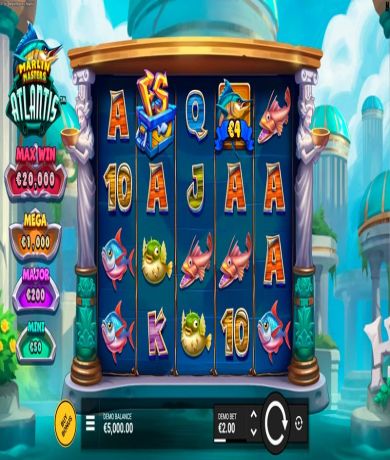 Játssz a Marlin Masters Atlantis a Hacksaw Gaming által – áttekintés, ingyenes játék a demómódban slottal most ingyen! | Kaszinok.biz