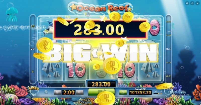 Játssz a A BF Games Ocean Reef online nyerőgépe slottal most ingyen! | Kaszinok.biz