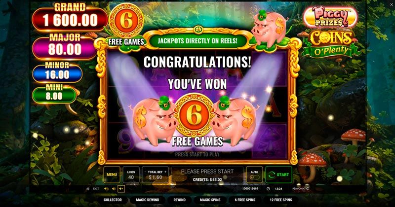 Piggy Prizes: Coins O’ Plenty Ingyenes játékok