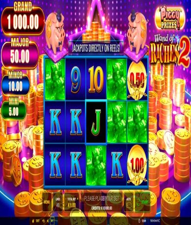 Játssz a Piggy Prizes: Wand of Riches 2 by Greentube – áttekintés, ingyenes játék a demómódban slottal most ingyen! | Kaszinok.biz