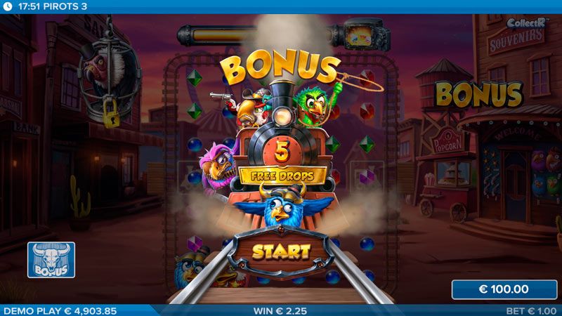Free Drops Bónusz Játék Pirot 3