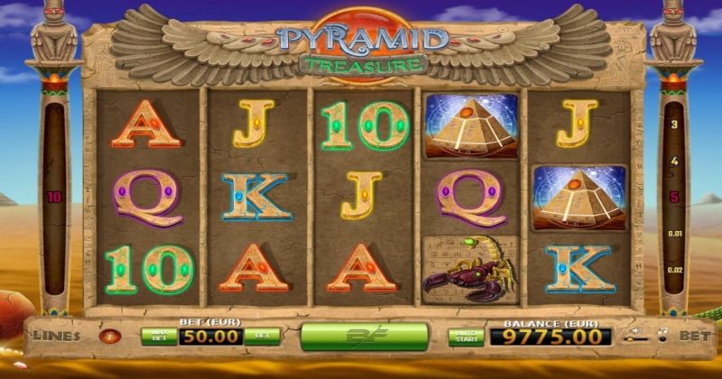 Játssz a A BF Games Pyramid Treasure online nyerőgépe slottal most ingyen! | Kaszinok.biz