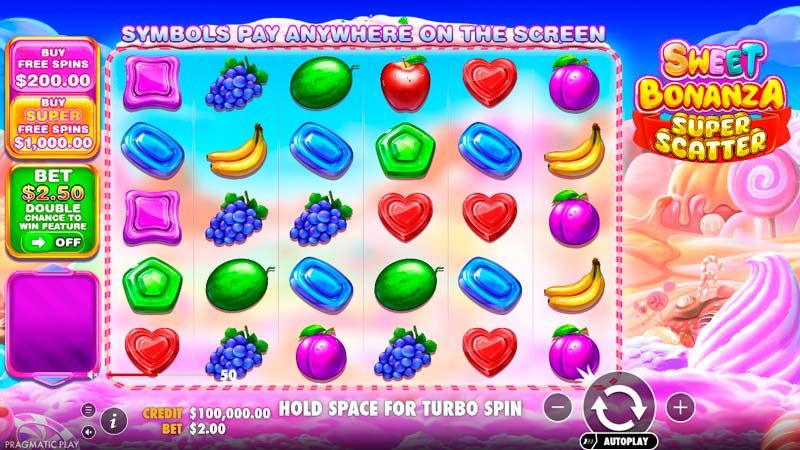 Sweet Bonanza Super Scatter jatekmenet
